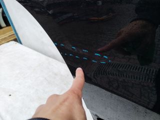 bontott BMW X3 Jobb hátsó Ajtó (Üres lemez)