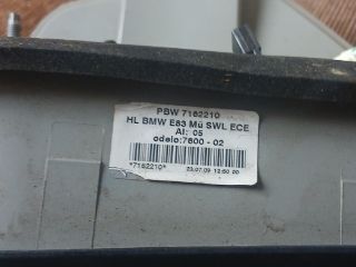 bontott BMW X3 Jobb Hátsó Lámpa