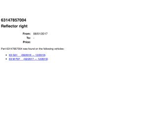 bontott BMW X3 Jobb hátsó Prizma