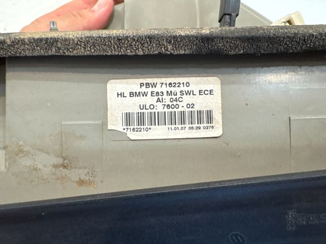 bontott BMW X3 Jobb Külső Hátsó Lámpa