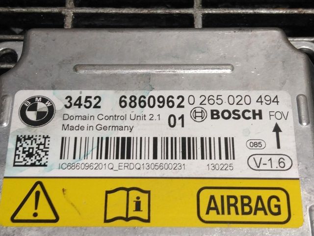 bontott BMW X3 Légzsák Elektronika