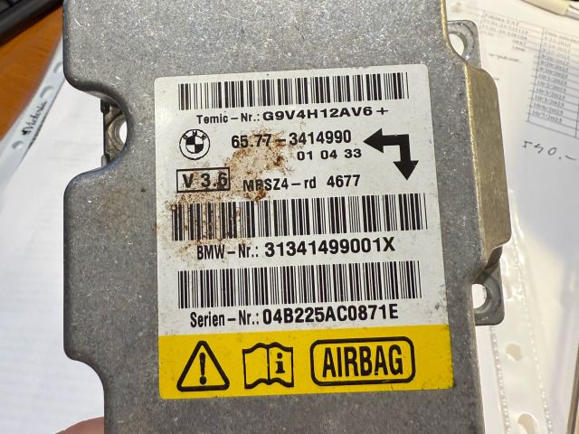 bontott BMW X3 Légzsák Elektronika