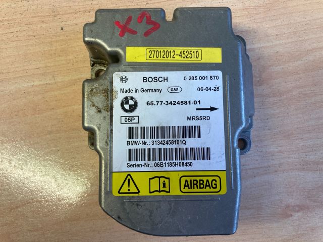 bontott BMW X3 Légzsák Elektronika