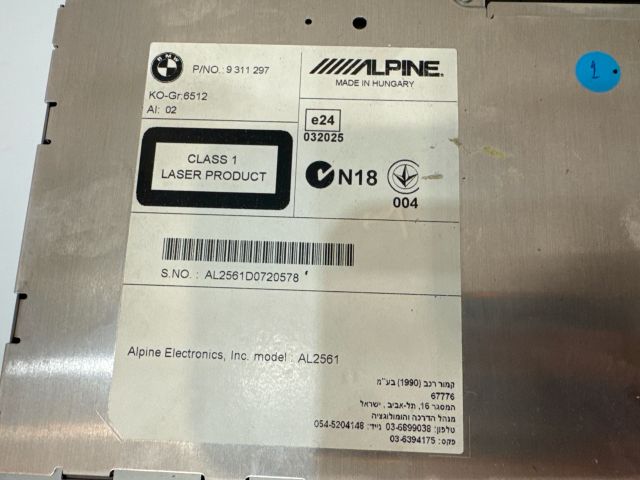 bontott BMW X3 Navigációs Fejegység