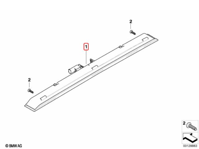 bontott BMW X3 Pótféklámpa