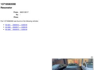 bontott BMW X3 Szívócső Légszelep