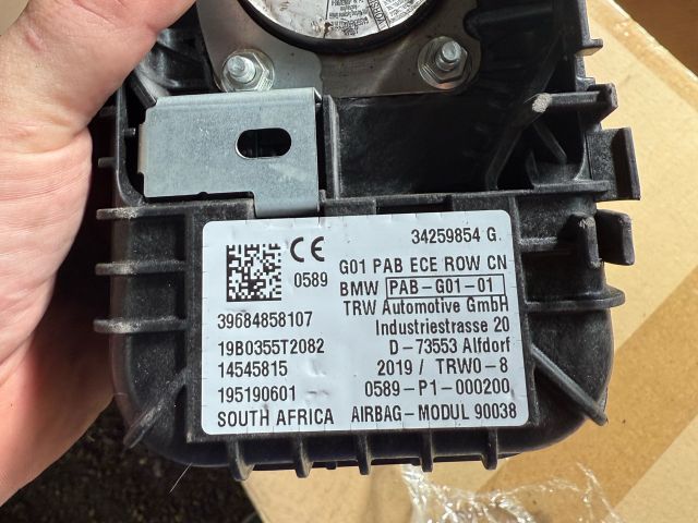 bontott BMW X3 Utasoldali Légzsák