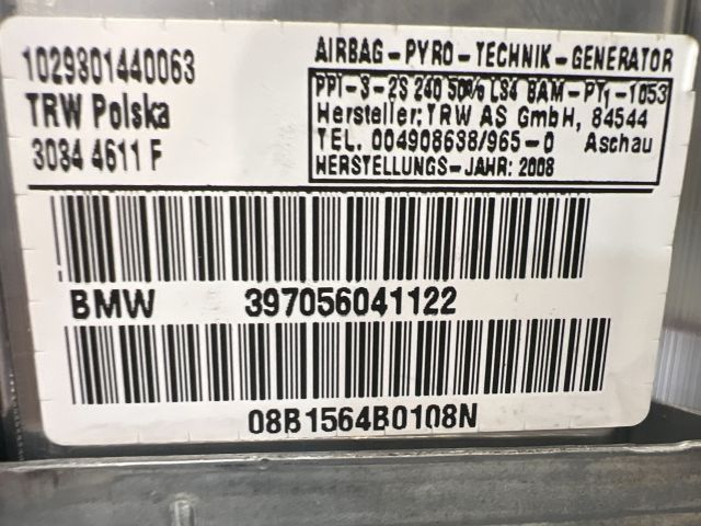 bontott BMW X3 Utasoldali Légzsák