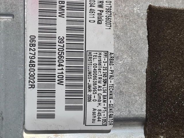 bontott BMW X3 Utasoldali Légzsák