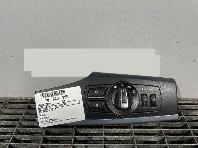 bontott BMW X3 Világítás Kapcsoló