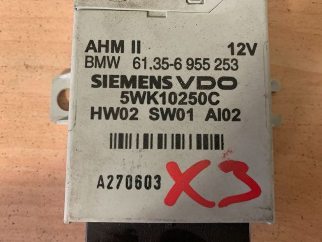 bontott BMW X3 Vonóhorog Elektronika