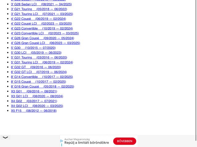 bontott BMW X3 AdBlue Tartály