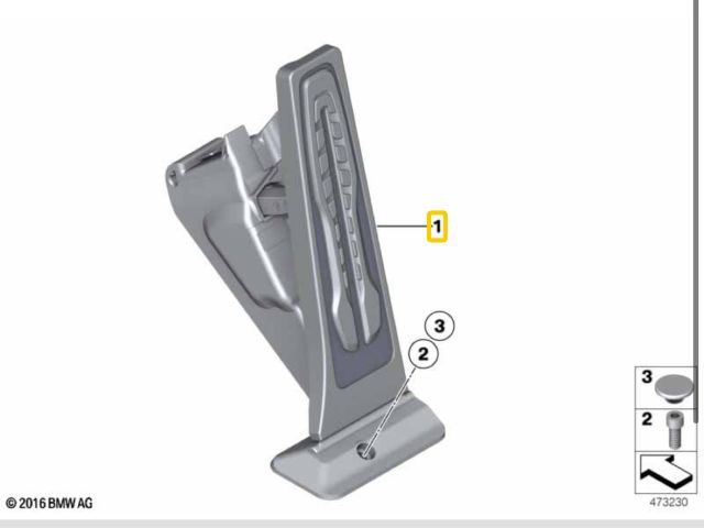 bontott BMW X3 Gázpedál (Elektromos)