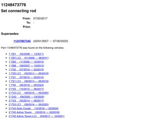 bontott BMW X3 Hajtókar