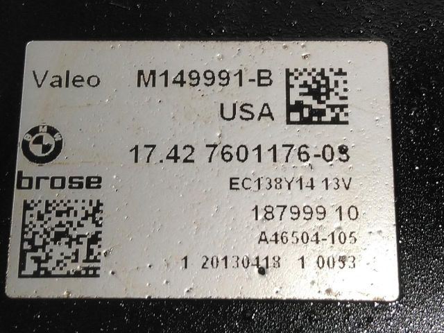 bontott BMW X3 Hűtőventilátor