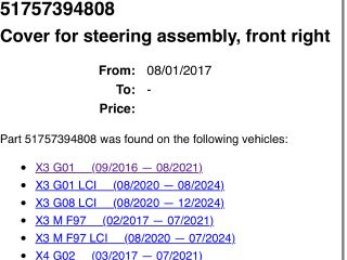 bontott BMW X3 Jobb Féltengely Porvédő Lemez