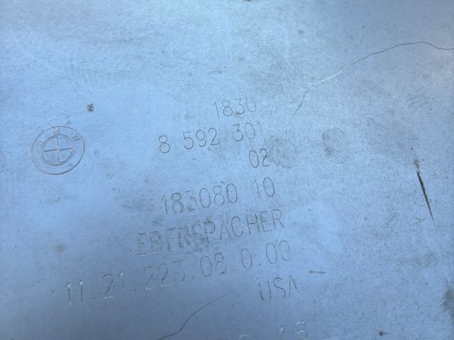 bontott BMW X3 Komplett Kipufogó Rendszer