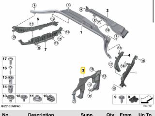 bontott BMW X3 Bal Féltengely Porvédő Lemez