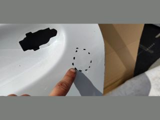 bontott BMW X4 Bal hátsó Ajtó (Üres lemez)