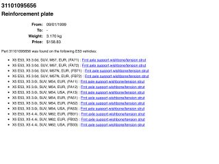 bontott BMW X5 Alsó Motorburkolat