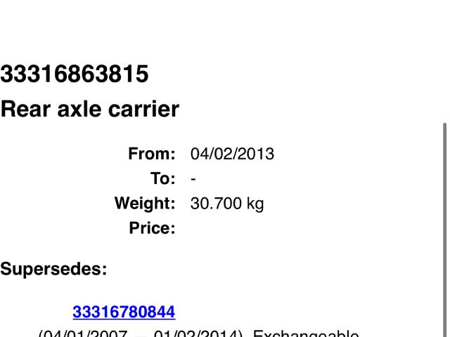 bontott BMW X5 Hátsó Futómű (Részeivel)