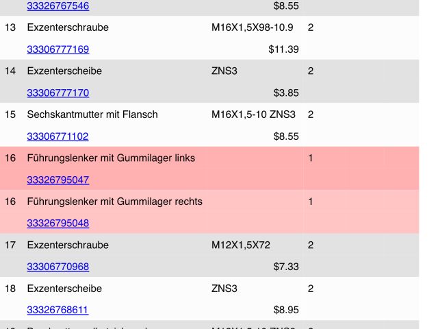 bontott BMW X5 Hátsó Futómű (Részeivel)