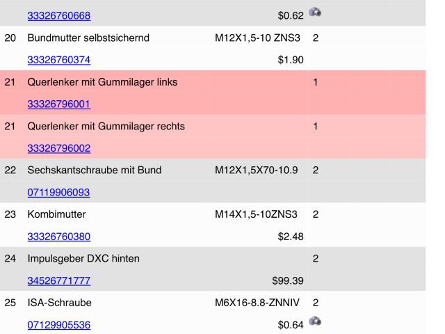 bontott BMW X5 Hátsó Futómű (Részeivel)