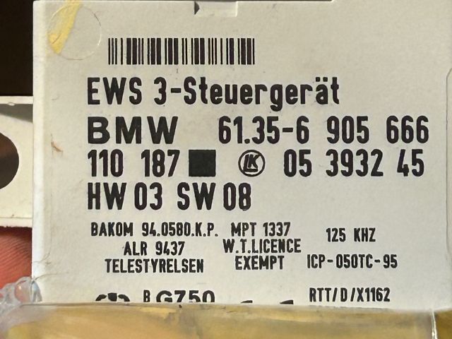 bontott BMW X5 Immobilizer Elektronika