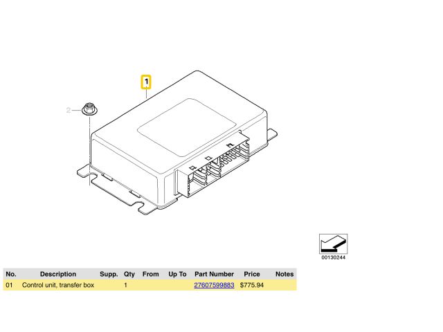 bontott BMW X5 Osztómű Vezérlő Modul