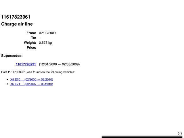 bontott BMW X5 Turbócső