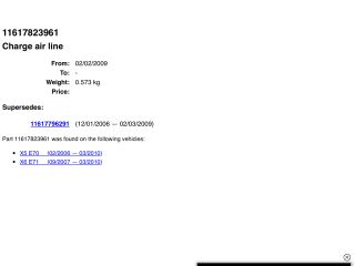 bontott BMW X5 Turbócső