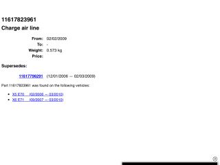 bontott BMW X5 Turbócső