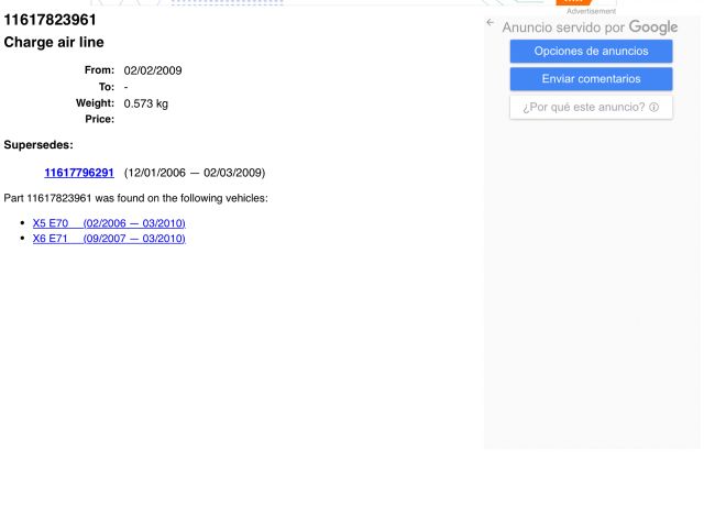 bontott BMW X5 Turbócső