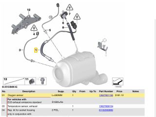 bontott BMW X5 Első Lambdaszonda