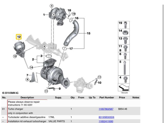 bontott BMW X5 Turbó Vákum Szelep