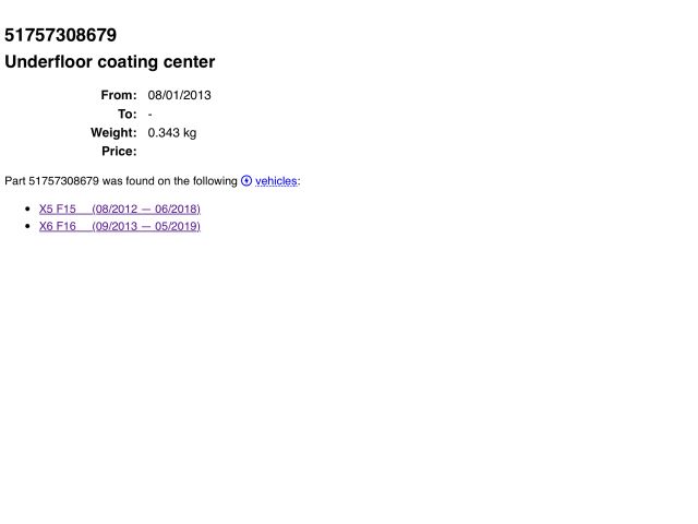 bontott BMW X5 Alsó Motorburkolat