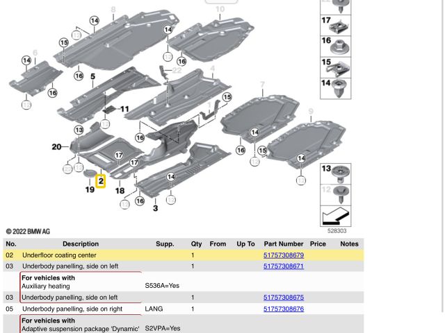 bontott BMW X5 Alsó Motorburkolat