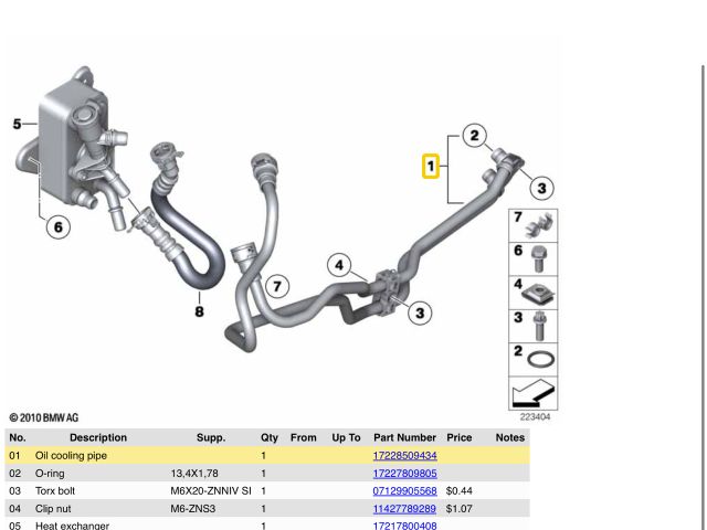 bontott BMW X5 Automata Váltó Olaj Cső