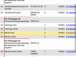 bontott BMW X5 Bal Fényszórómosó Fúvóka