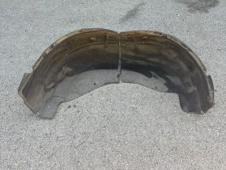 bontott BMW X5 Bal hátsó Dobbetét (Kerékjárati, Műanyag)