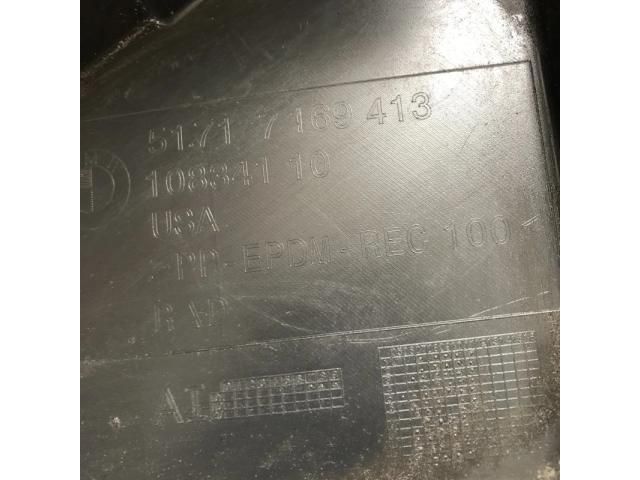 bontott BMW X5 Bal hátsó Dobbetét (Kerékjárati, Műanyag)