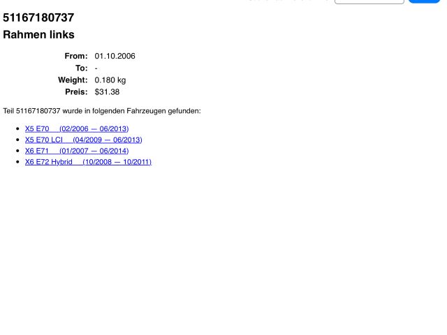 bontott BMW X5 Bal Visszapillantó Tükör Keret