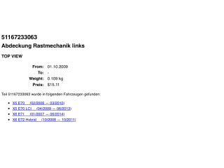 bontott BMW X5 Bal Visszapillantó Tükör Talp Burkolat