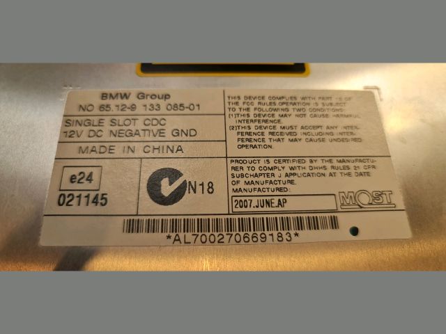 bontott BMW X5 CD / DVD Tár