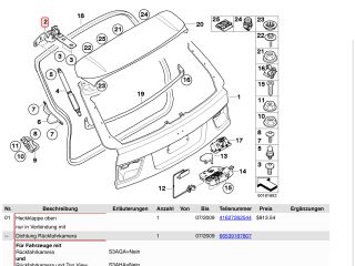 bontott BMW X5 Csomagtérajtó Jobb Zsanér