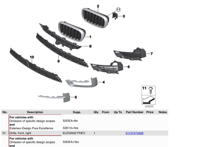 bontott BMW X5 Első Lökhárító (Részeivel)