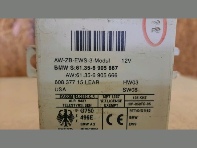 bontott BMW X5 EWS Elektronika
