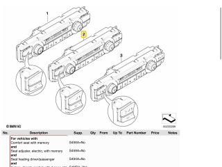 bontott BMW X5 Fűtéskapcsoló (digit klímás)