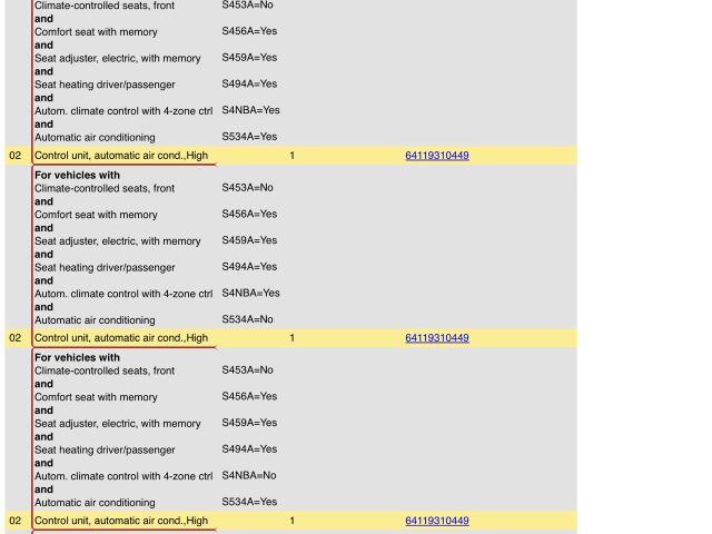 bontott BMW X5 Fűtéskapcsoló (digit klímás)