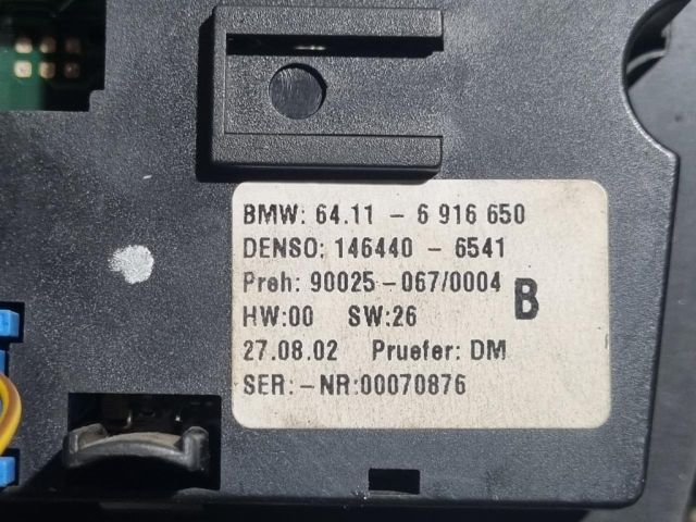 bontott BMW X5 Fűtéskapcsoló